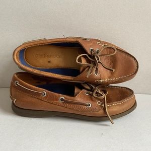 G.H.Bass Castoff Women’s Hampton Leather Boaters Vintage